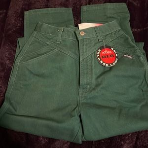 Vintage Forest Green Jean Rockies